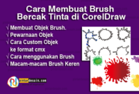 Cara Membuat Brush Bercak Tinta di CorelDraw