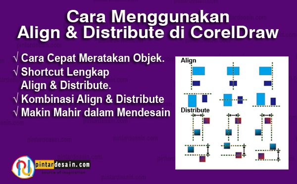 Align Distribute di CorelDraw