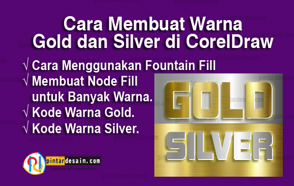 Cara Membuat Warna Gold dan Silver