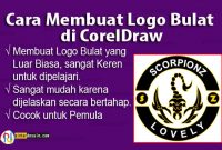 Cara Membuat Logo Bulat di CorelDraw