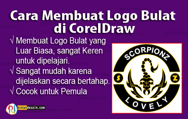 Cara Membuat Logo Bulat di CorelDraw