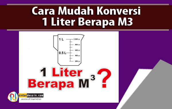1 Liter Berapa M3