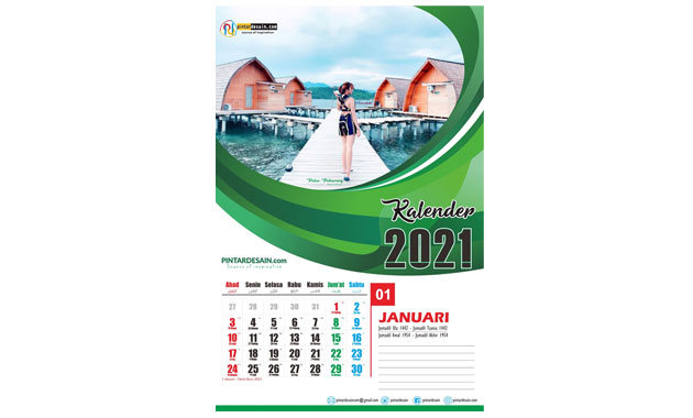 Download Kalender 2021 Format CDR